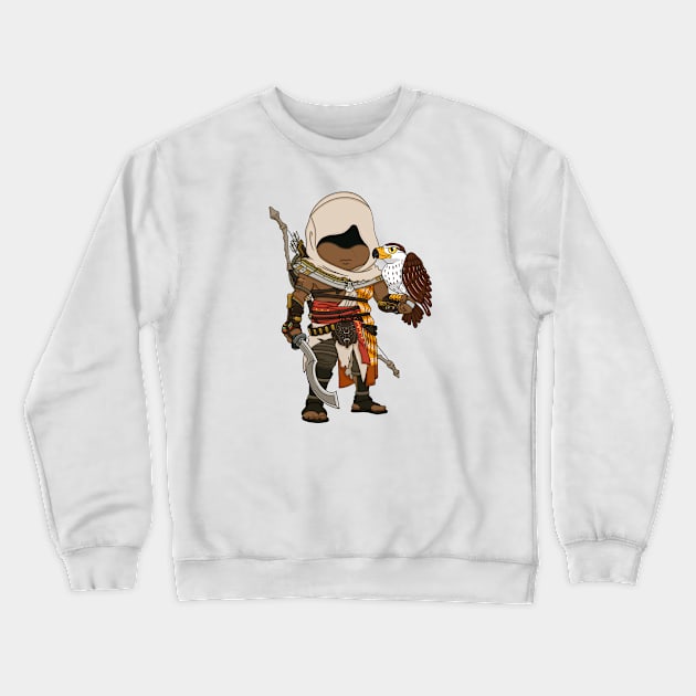 Egyptian Assassin Crewneck Sweatshirt by sushikittehh